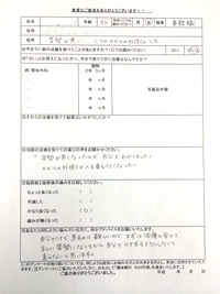 A様　36歳　女性　症状　:　姿勢が悪い・靴のかかとの外側が減る